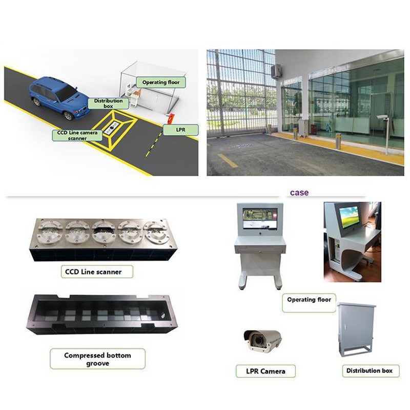 Fixed Under Vehicle Surveillance System For Road Security CCD Line SE-UVSS-II